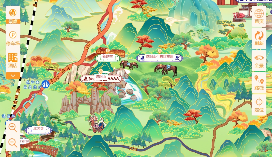 手繪地圖景區(qū)語音講解導(dǎo)覽系統(tǒng)：智慧景區(qū)建設(shè)的基石